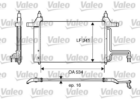 VALEO Klímahűtő 817669_VALEO