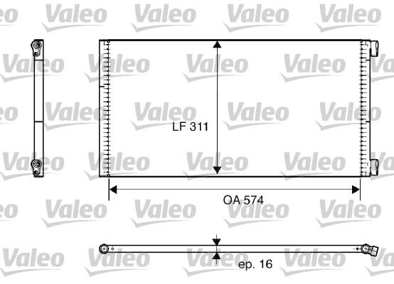 VALEO Klímahűtő 817684_VALEO