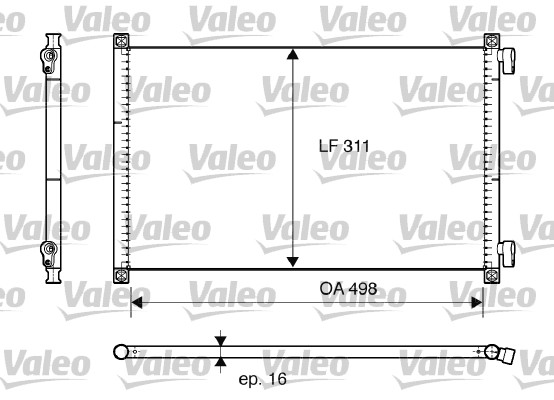 VALEO Klímahűtő 817685_VALEO