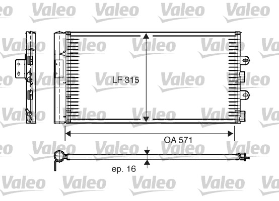 VALEO Klímahűtő 817703_VALEO