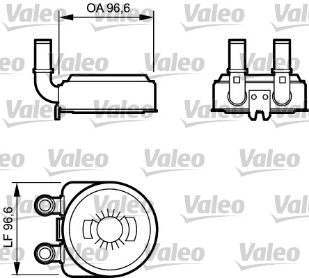 VALEO Olajhűtő 817705_VALEO