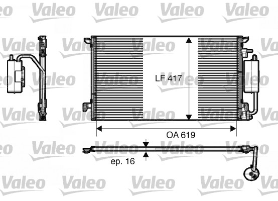 VALEO Klímahűtő 817809_VALEO