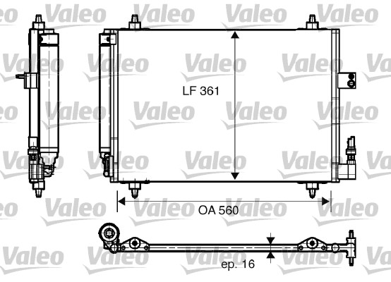 VALEO Klímahűtő 817824_VALEO