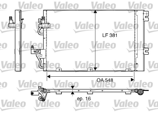 VALEO Klímahűtő 817839_VALEO