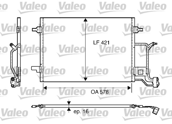 VALEO Klímahűtő 817840_VALEO