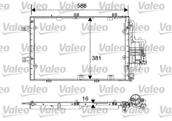 VALEO Klímahűtő 817843_VALEO