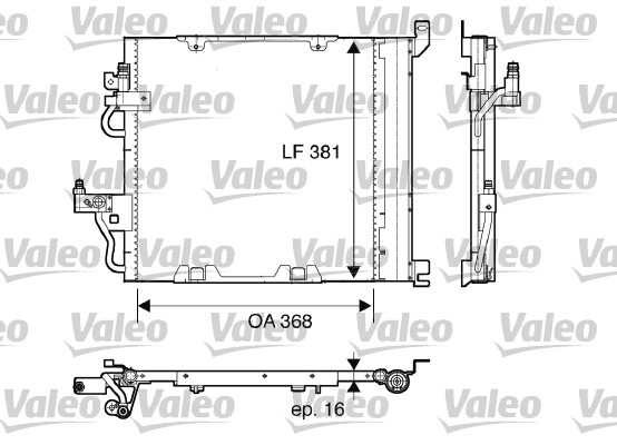 VALEO Klímahűtő 817847_VALEO