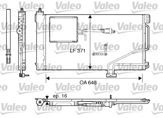 VALEO Klímahűtő 817849_VALEO