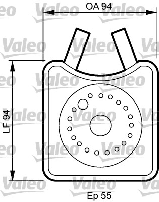 VALEO Olajhűtő 817943_VALEO