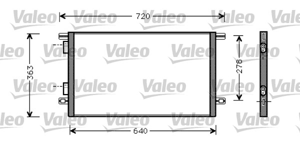 VALEO Klímahűtő 818008_VALEO