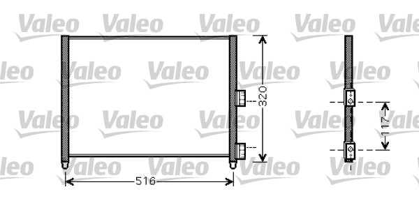 VALEO Klímahűtő 818020_VALEO