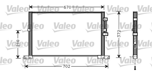 VALEO Klímahűtő 818023_VALEO