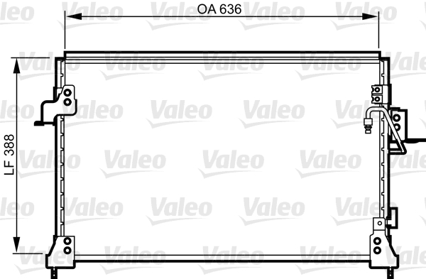 VALEO Klímahűtő 818025_VALEO