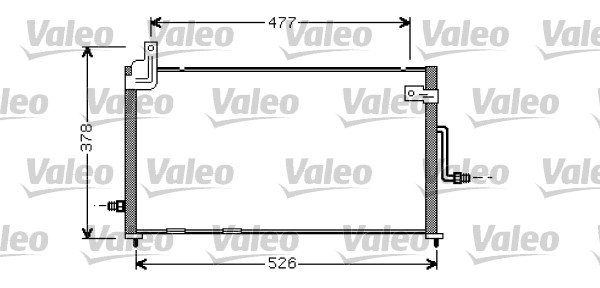 VALEO Klímahűtő 818060_VALEO