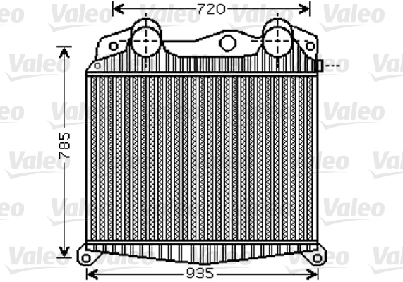 VALEO Töltőlevegő hűtő 818741_VALEO