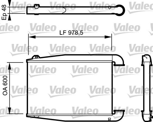 VALEO Töltőlevegő hűtő 818774_VALEO