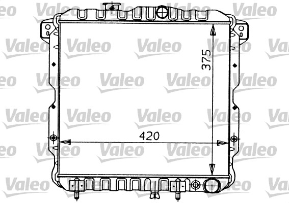 VALEO Vízhűtő 819119_VALEO