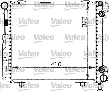 VALEO Vízhűtő 819201_VALEO