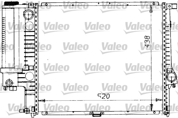 VALEO Vízhűtő 819412_VALEO