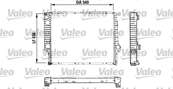 VALEO Vízhűtő RA726_VALEO