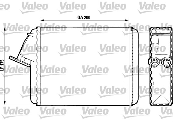 VALEO Fűtőradiátor T056_VALEO