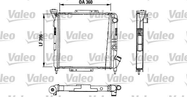 VALEO Vízhűtő TA079_VALEO