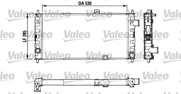 VALEO Vízhűtő TA117_VALEO