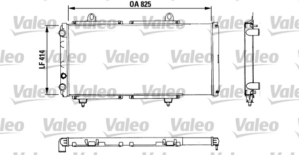 VALEO Vízhűtő TA050_VALEO