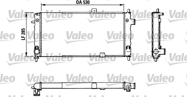 VALEO Vízhűtő TA149_VALEO