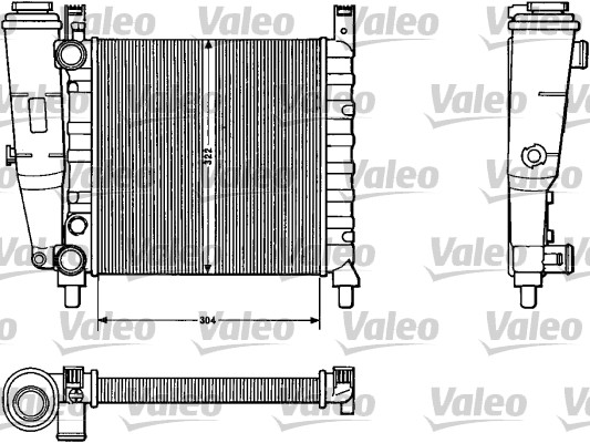 VALEO Vízhűtő TA386_VALEO