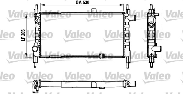 VALEO Vízhűtő TA309_VALEO