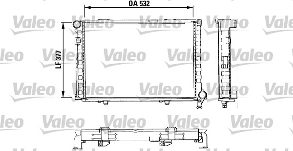 VALEO Vízhűtő 883860_VALEO