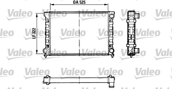 VALEO Vízhűtő TA479_VALEO