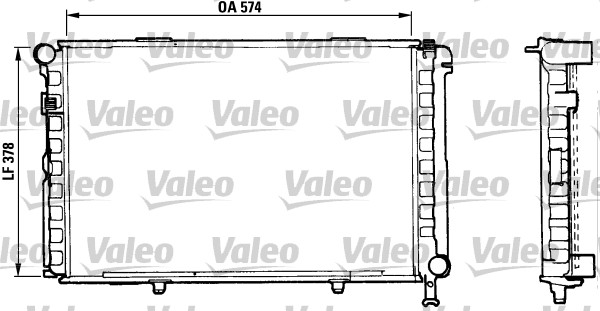 VALEO Vízhűtő 883876_VALEO