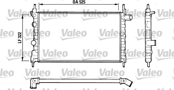 VALEO Vízhűtő TA506_VALEO