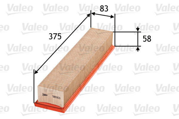 VALEO Levegőszűrő 585003_VALEO