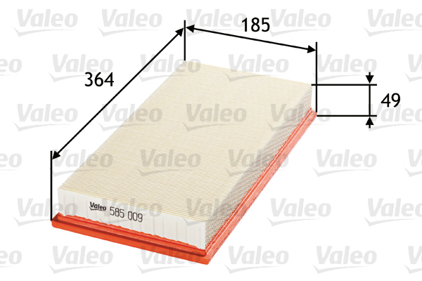 VALEO Levegőszűrő 585009_VALEO