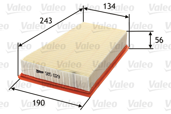 VALEO Levegőszűrő 585029_VALEO