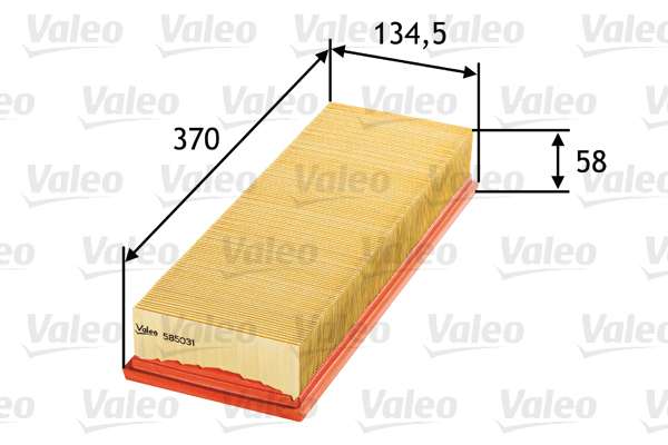 VALEO Levegőszűrő 585031_VALEO