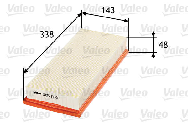 VALEO Levegőszűrő 585050_VALEO