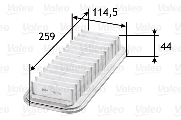 VALEO Levegőszűrő 585059_VALEO