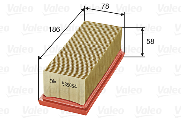 VALEO 585064_VALEO Levegőszűrő