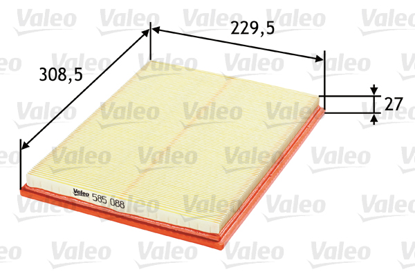 VALEO Levegőszűrő 585088_VALEO