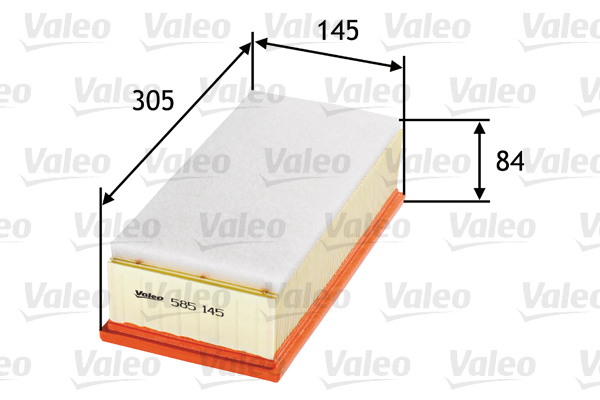 VALEO Levegőszűrő 585145_VALEO