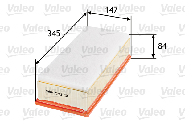 VALEO Levegőszűrő 585151_VALEO