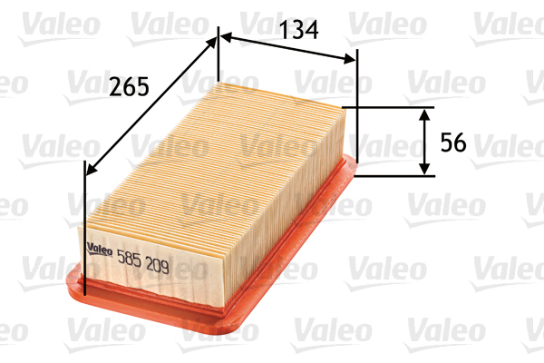 VALEO Levegőszűrő 585209_VALEO