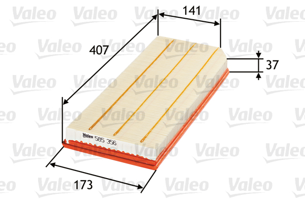 VALEO Levegőszűrő 585356_VALEO