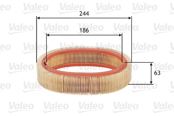 VALEO Levegőszűrő 585606_VALEO