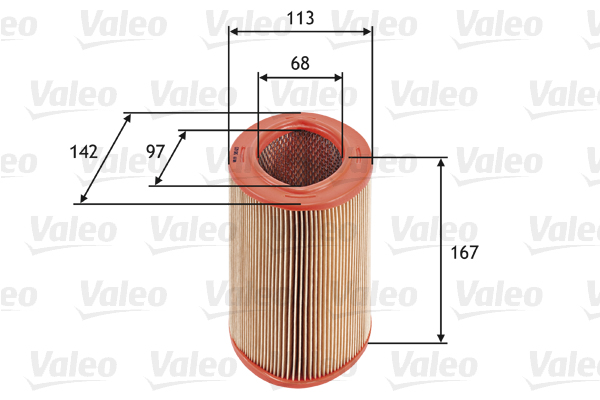 VALEO Levegőszűrő 585623_VALEO