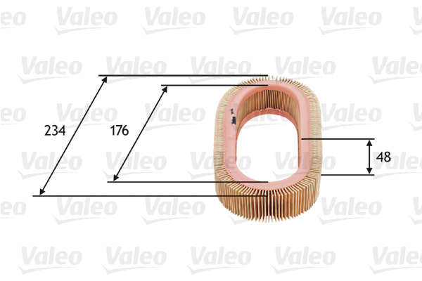 VALEO Levegőszűrő 585628_VALEO